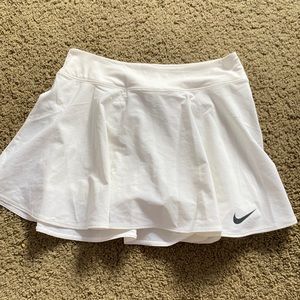 White Nike Tennis Skirt